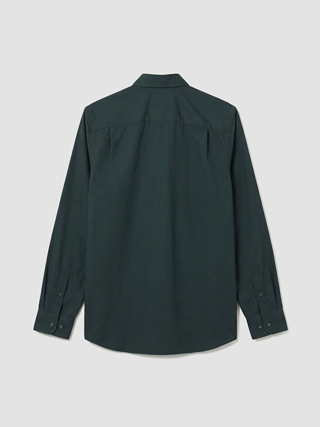 Lacivert Regular Fit Armürlü Erkek Gömlek-5