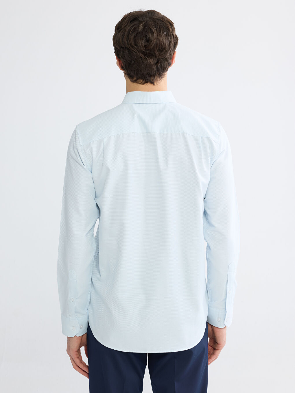 Mavi Regular Fit Armürlü Erkek Gömlek-3