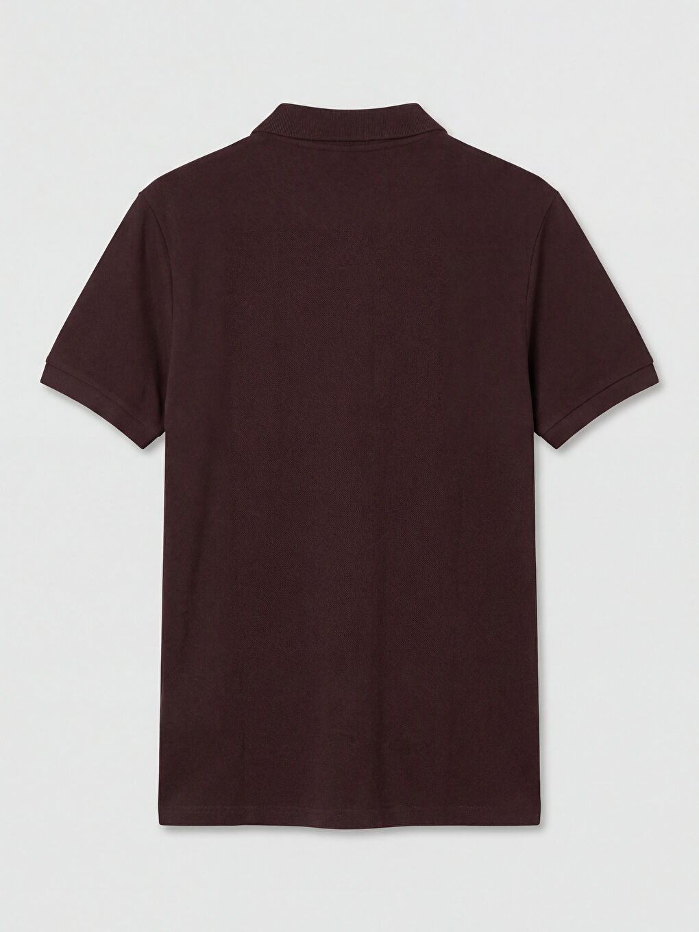 Mürdüm Polo Yaka Pike Erkek Tişört-1