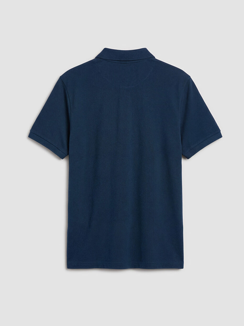 Lacivert Polo Yaka Pike Erkek Tişört-5