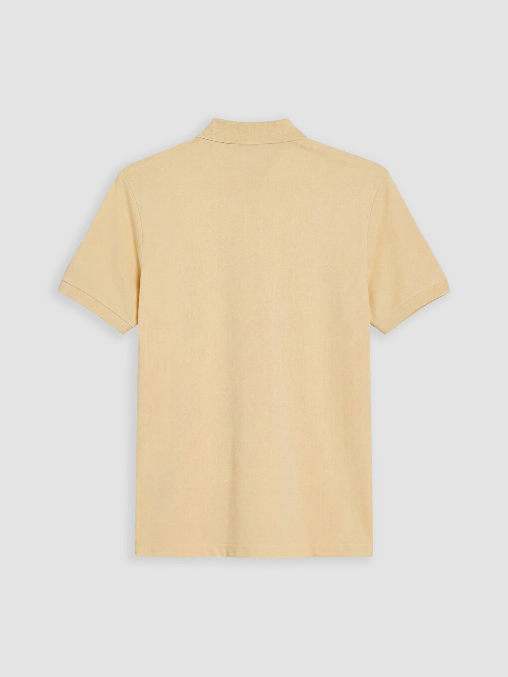 Sarı Polo Yaka Pike Erkek Tişört-1