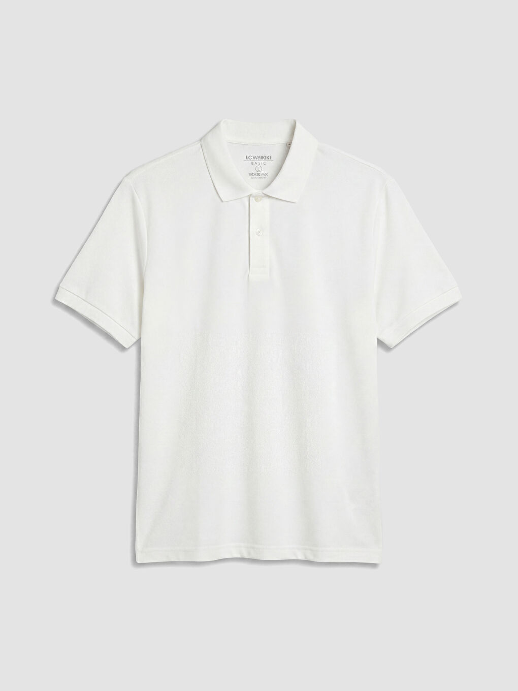 Ekru Polo Yaka Pike Erkek Tişört