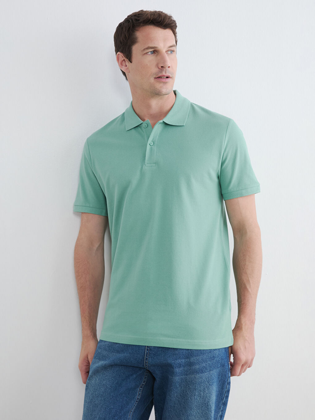 Polo Yaka Pike Erkek Tişört