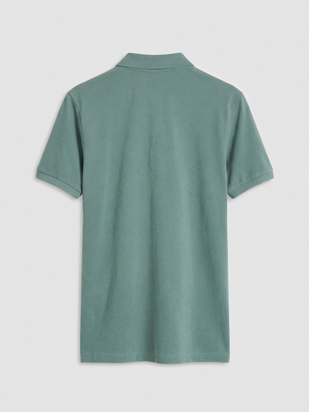 Yeşil Polo Yaka Erkek Pike Tişört-1