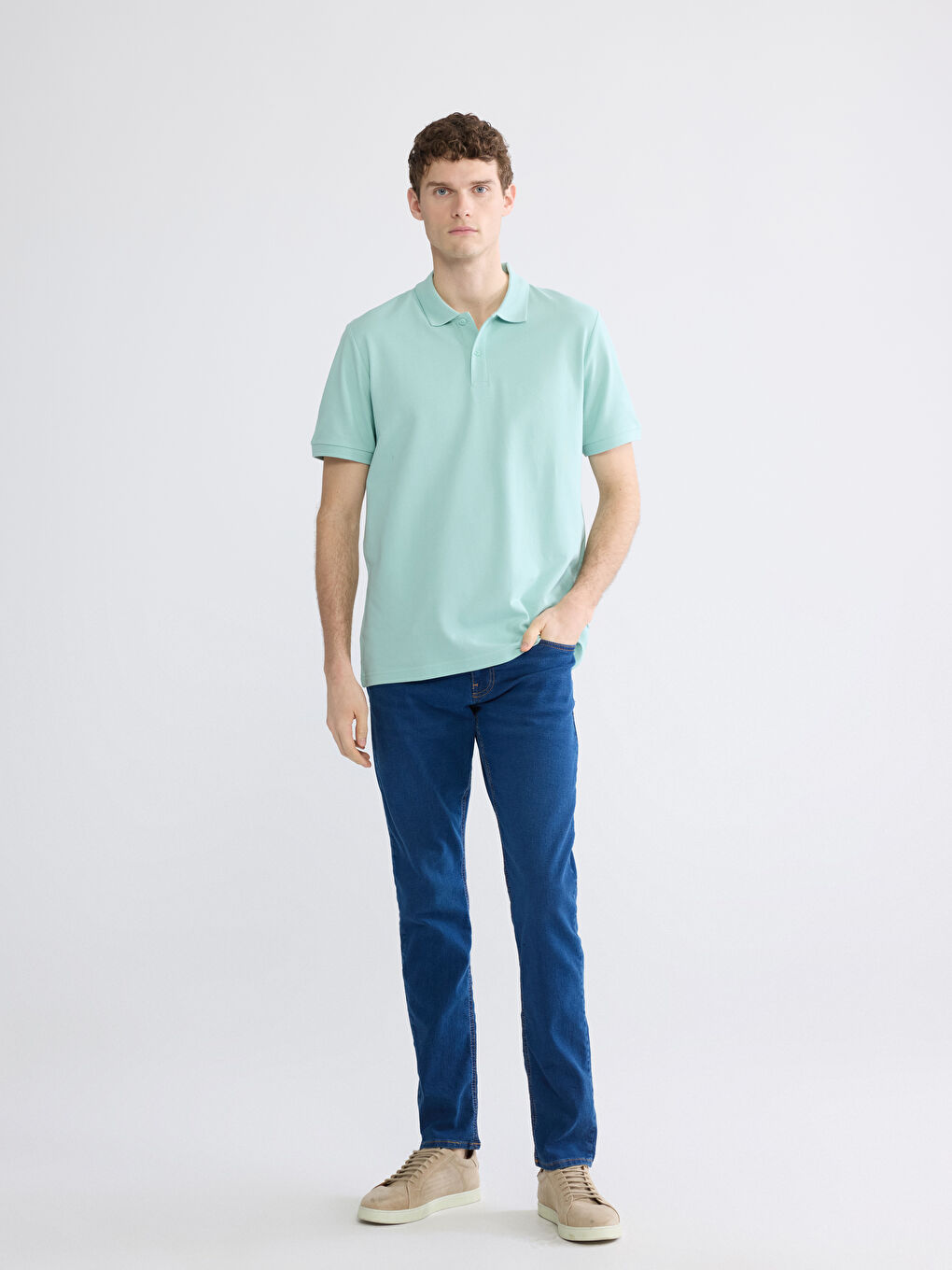 Polo Pique Men's T-Shirt-1