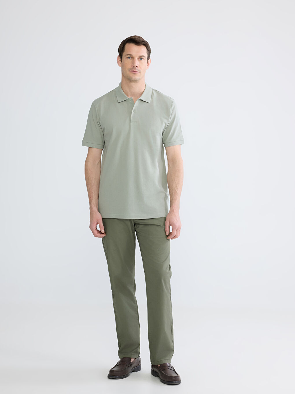 Мужская футболка-поло из пике-1