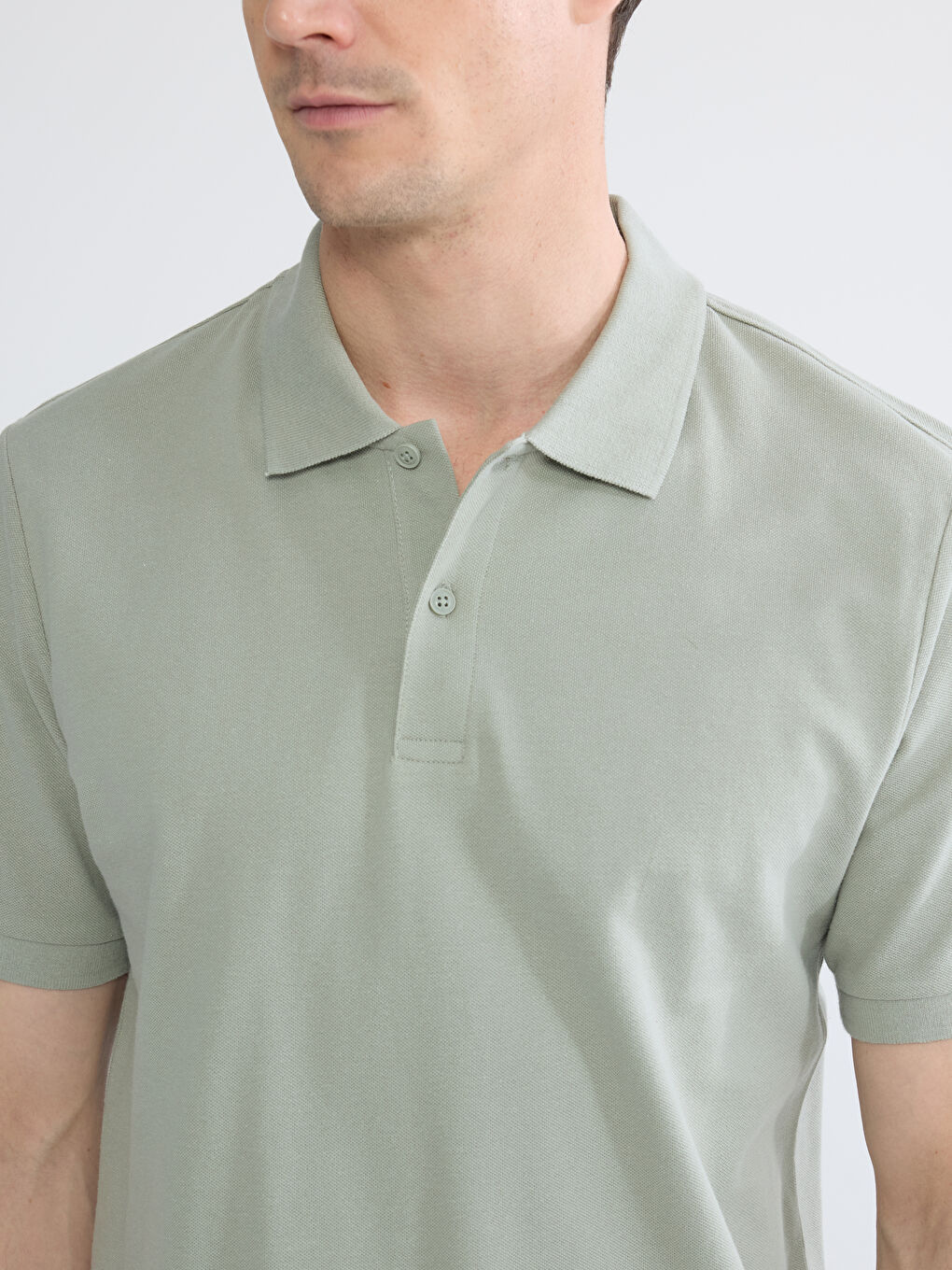 Мужская футболка-поло из пике-2