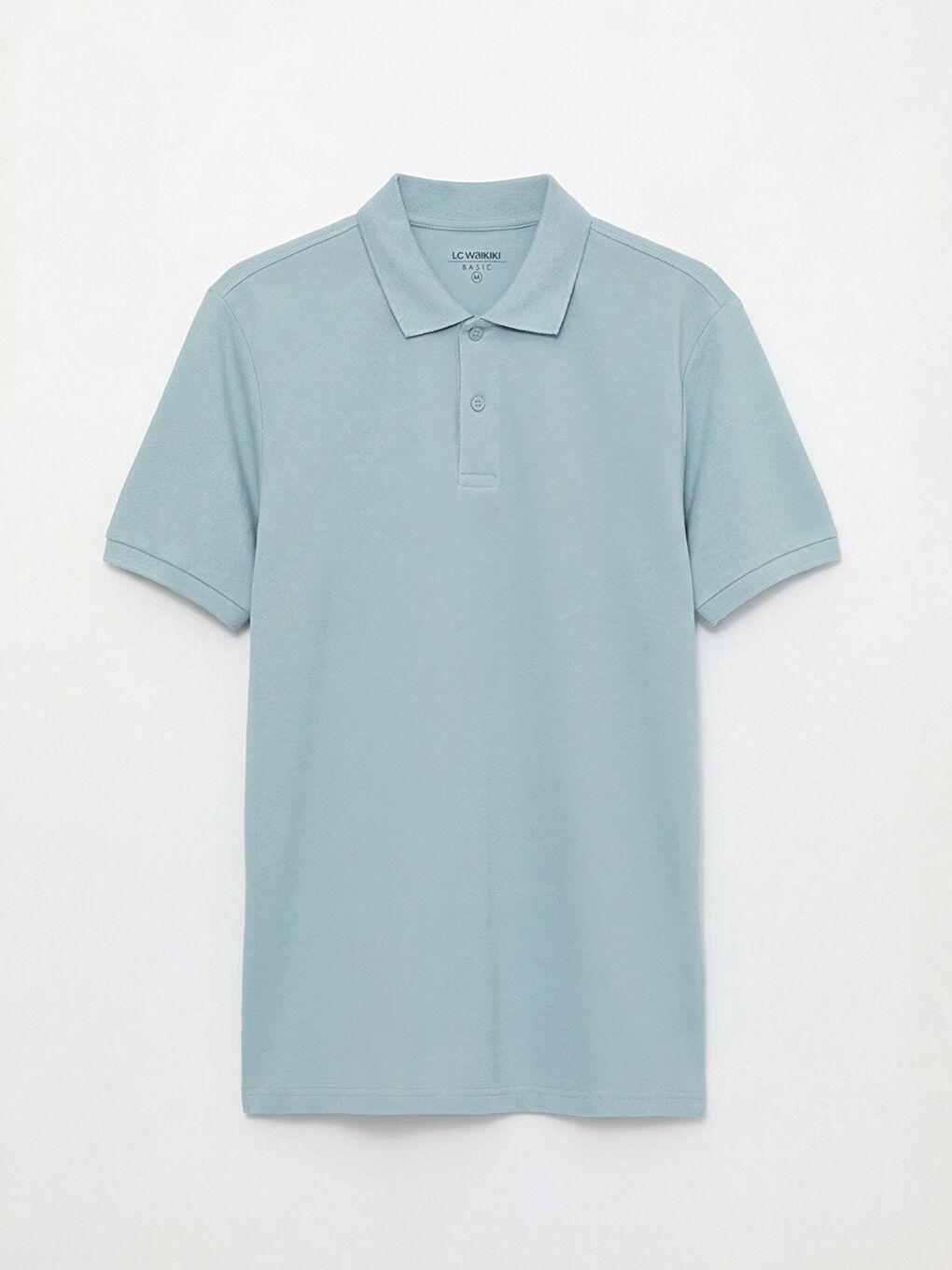 Turkuaz Polo Yaka Pike Erkek Tişört