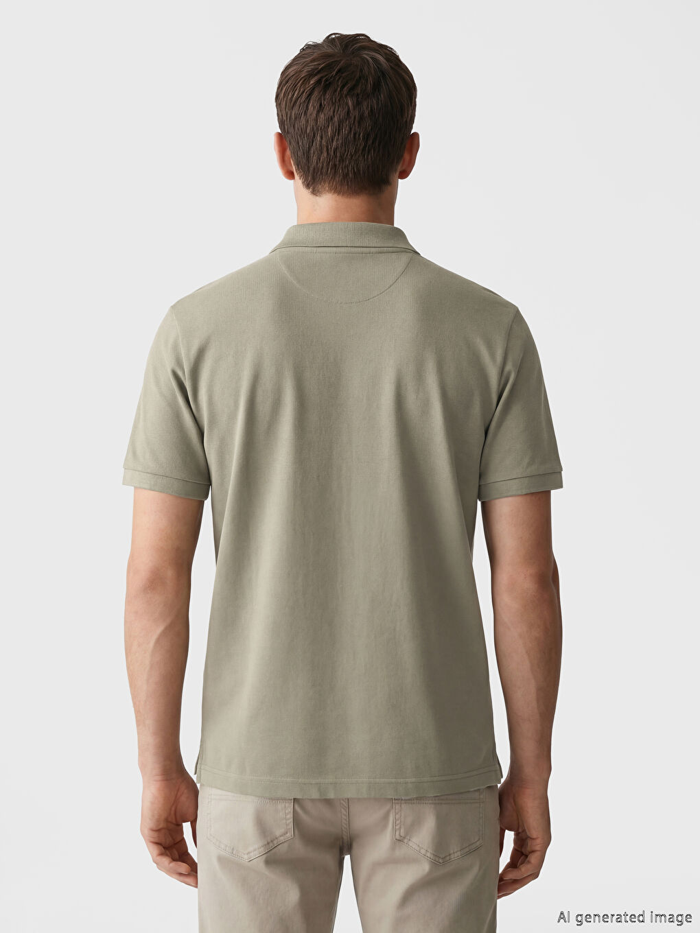 تيشيرت كاكي رجل-3