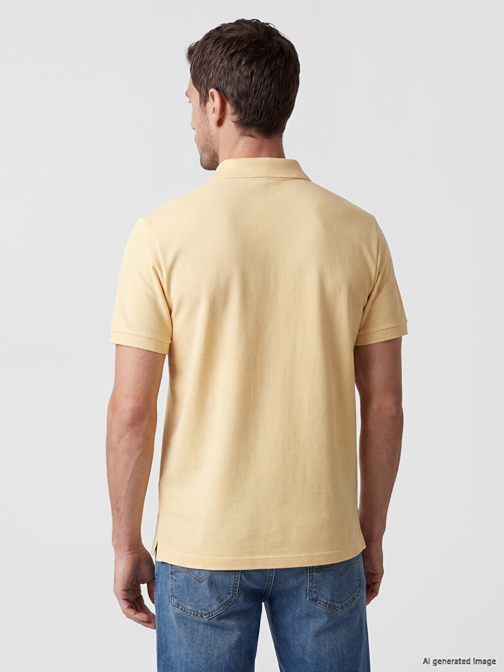 T-shirt Polo Me Jakë Pike Për Burra-2