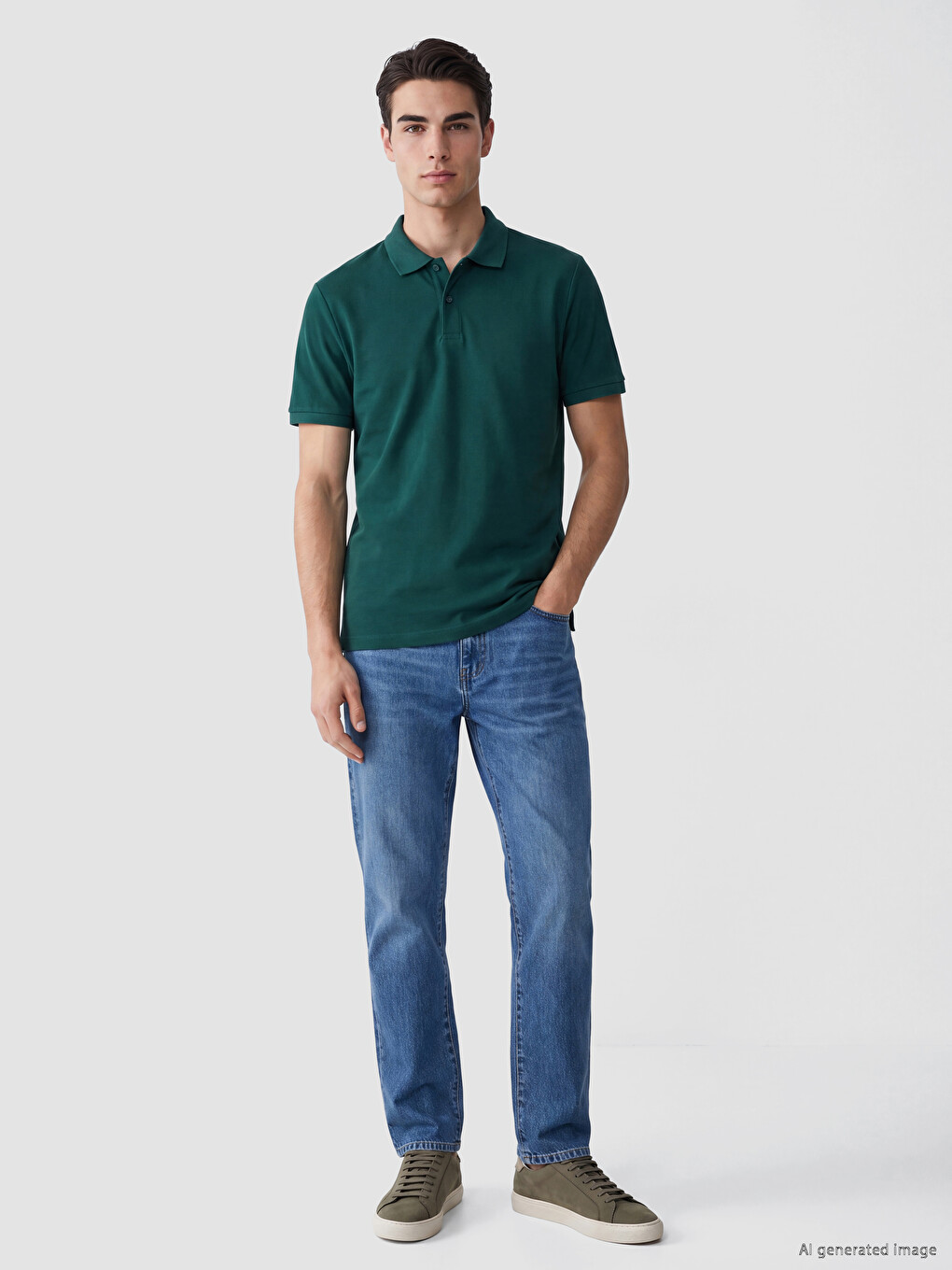 Polo Majica Od Pikea Za Muškarce-1
