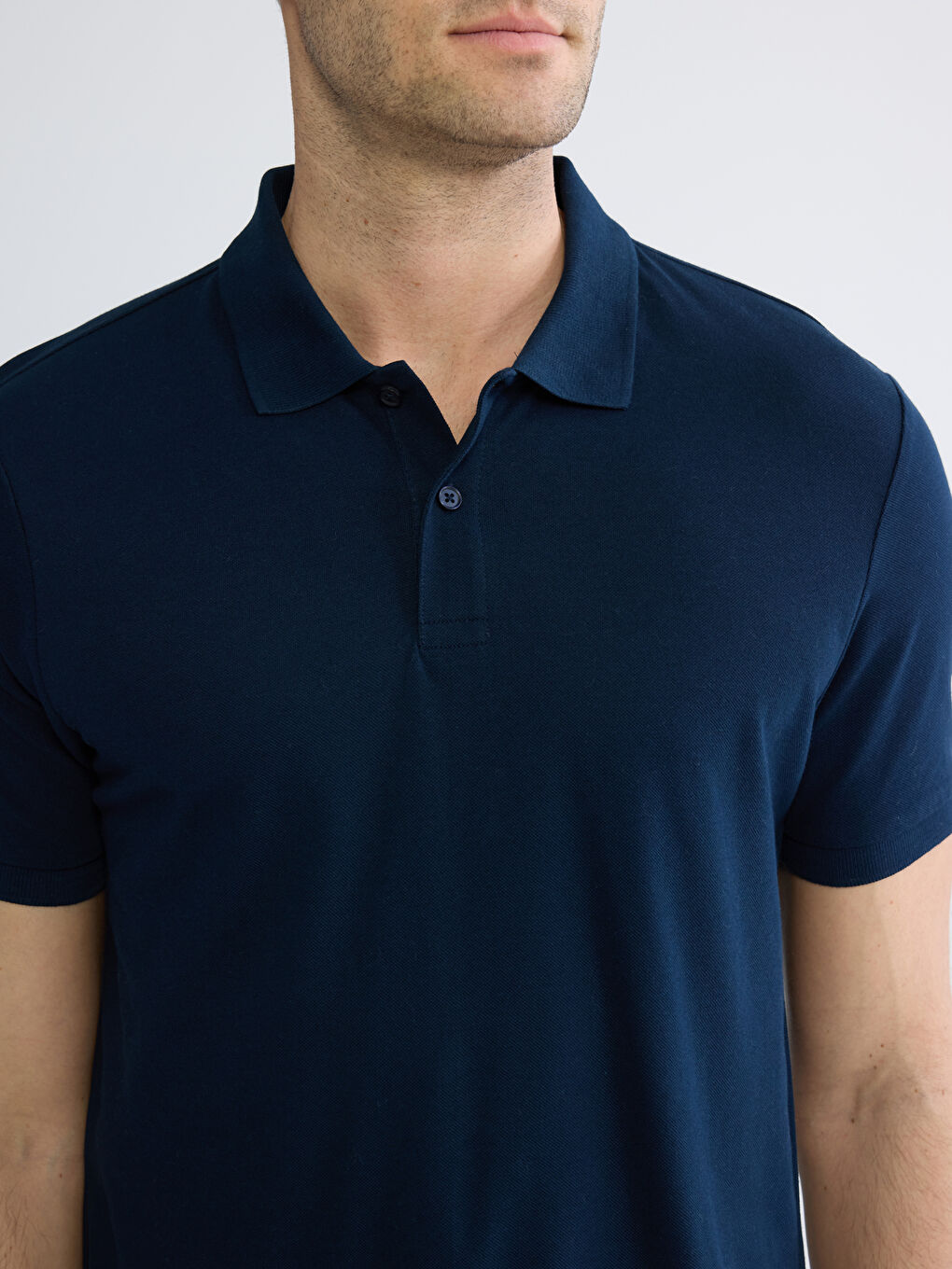 Мужчины Синий Футболка-6