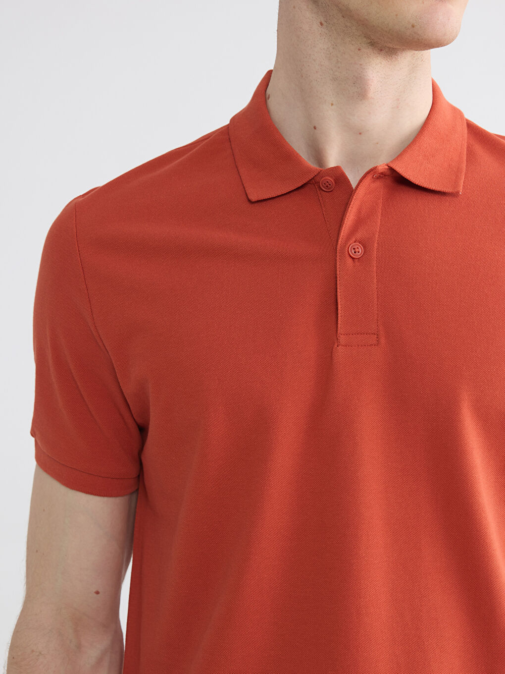 Polokragen Piqué Herren T-Shirt-2