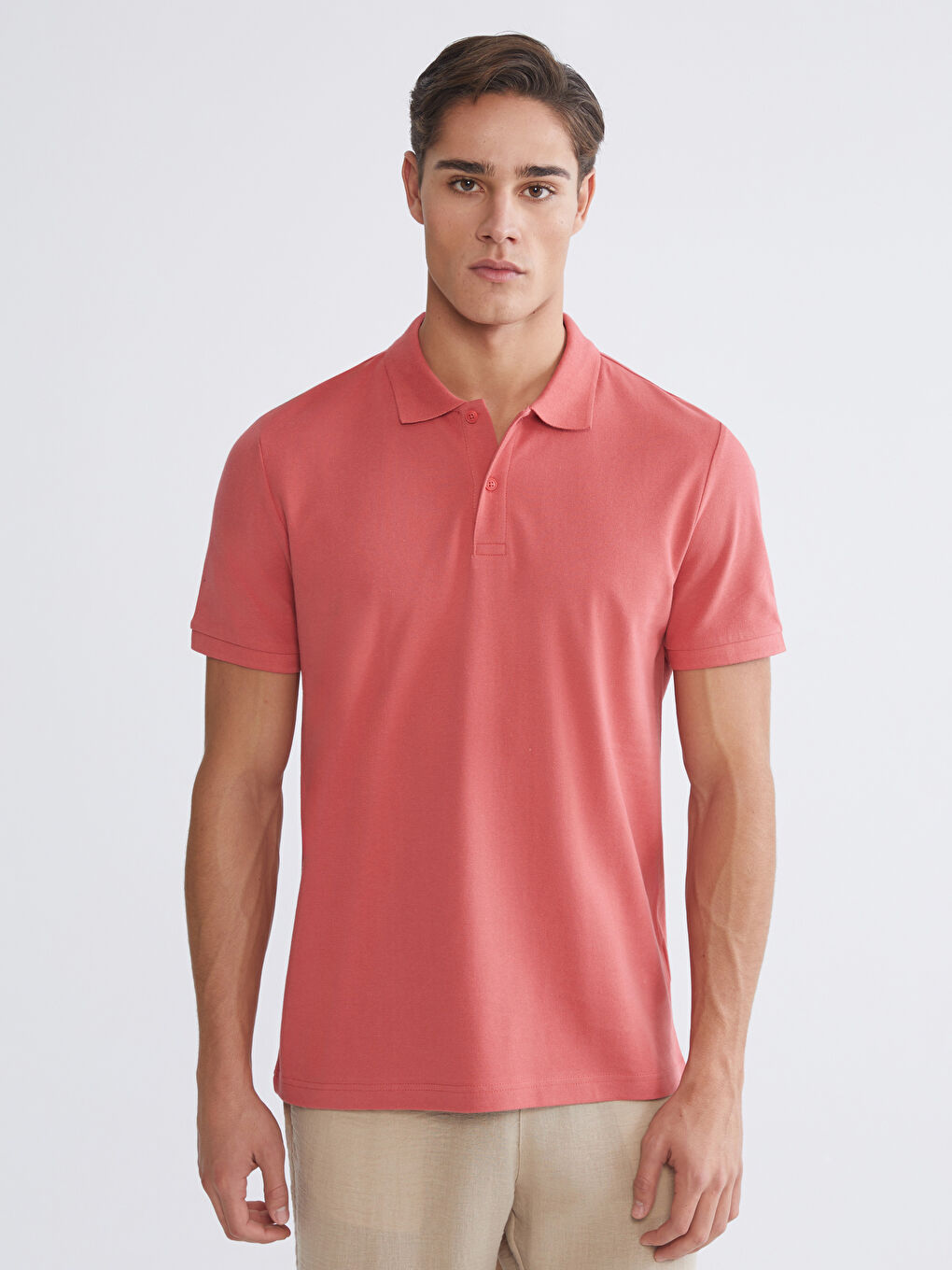 Мужская футболка-поло из пике-1