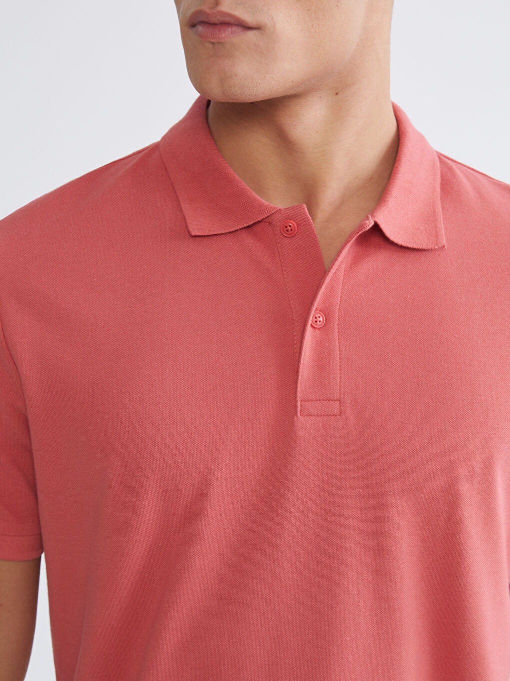 Мужская футболка-поло из пике-4