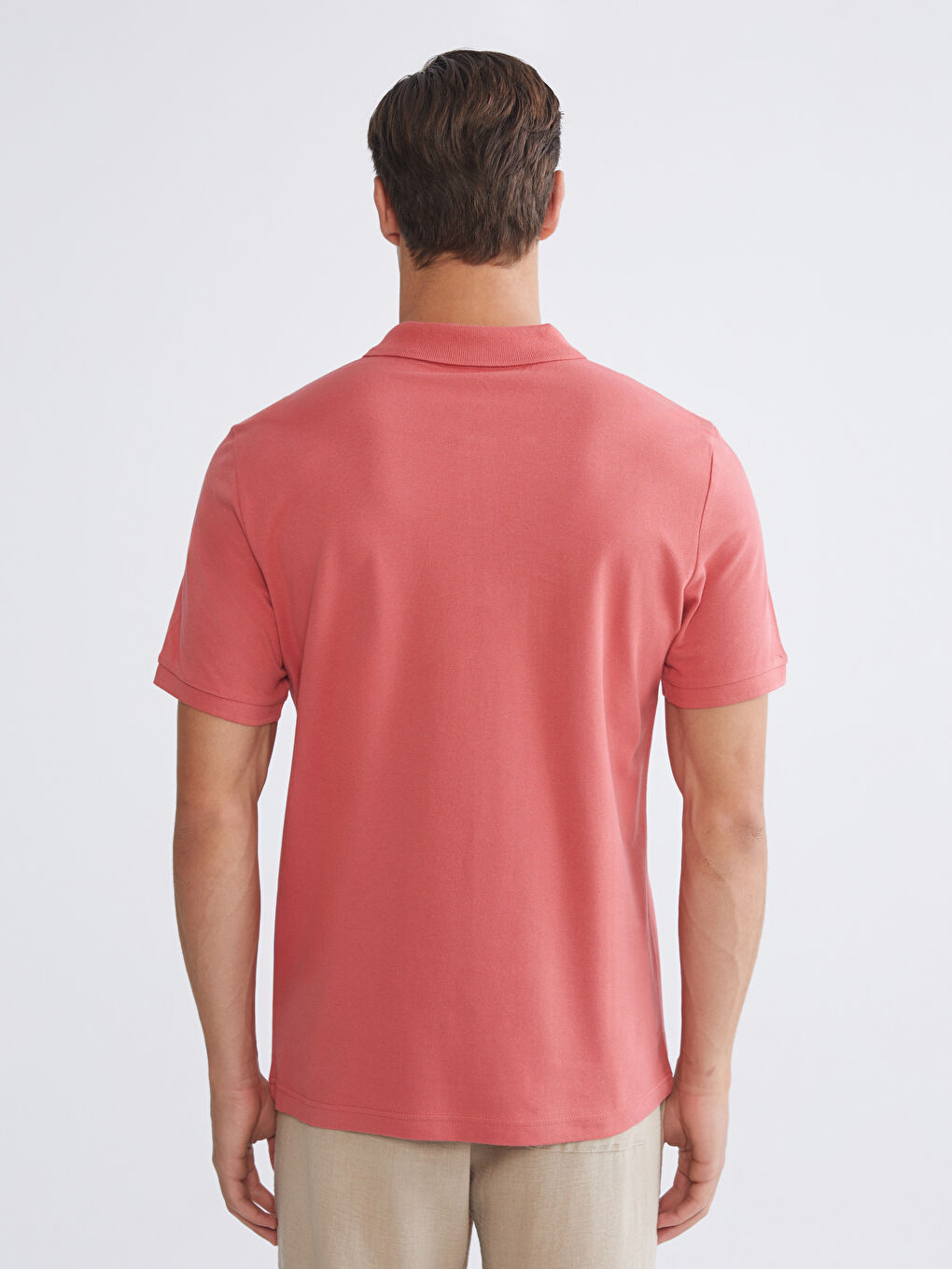 Мужская футболка-поло из пике-6