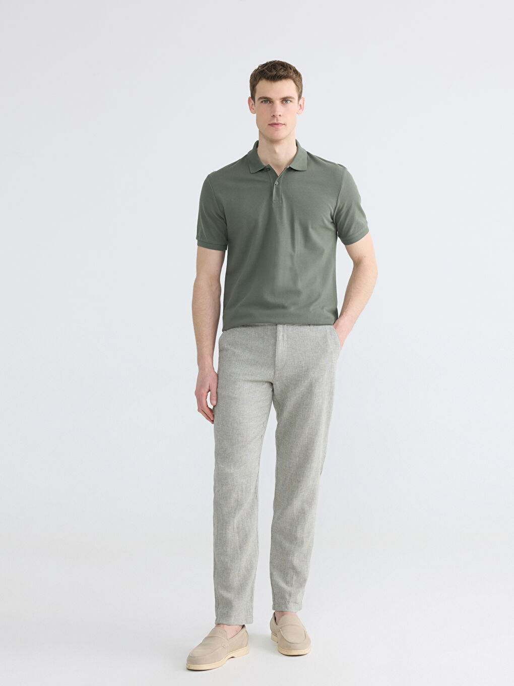 Tricou Polo din Piqué pentru Bărbați-1