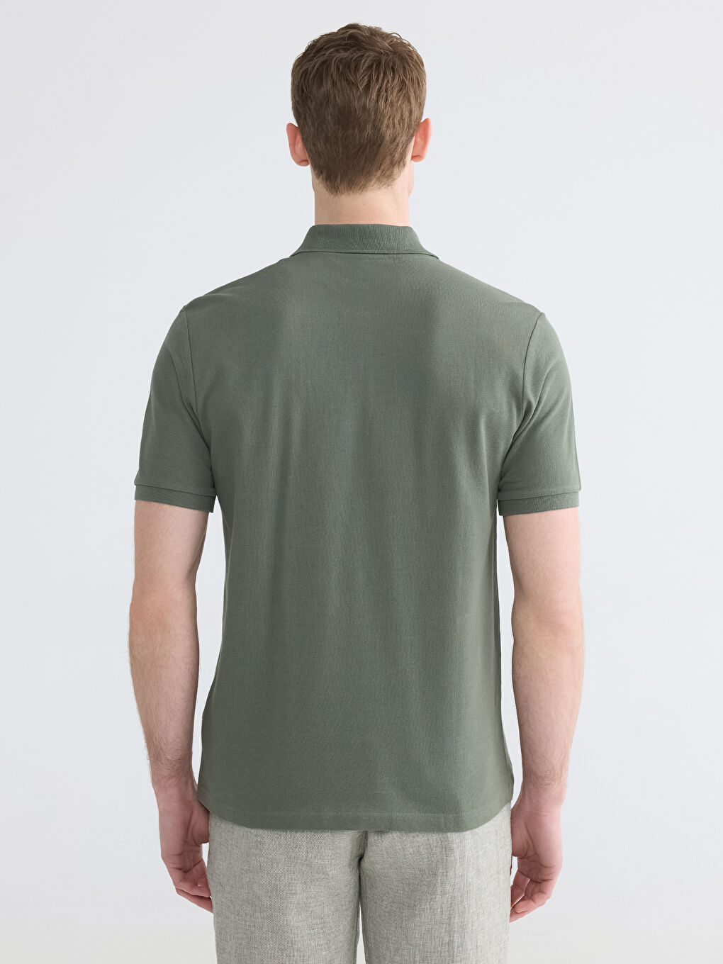 Tricou Polo din Piqué pentru Bărbați-3