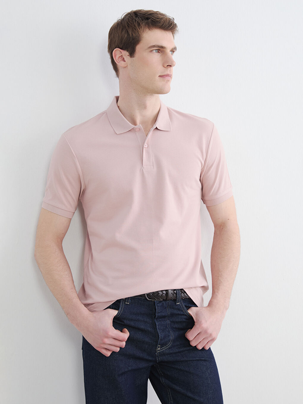 Άνδρας ΡΟΖ Μπλουζάκι