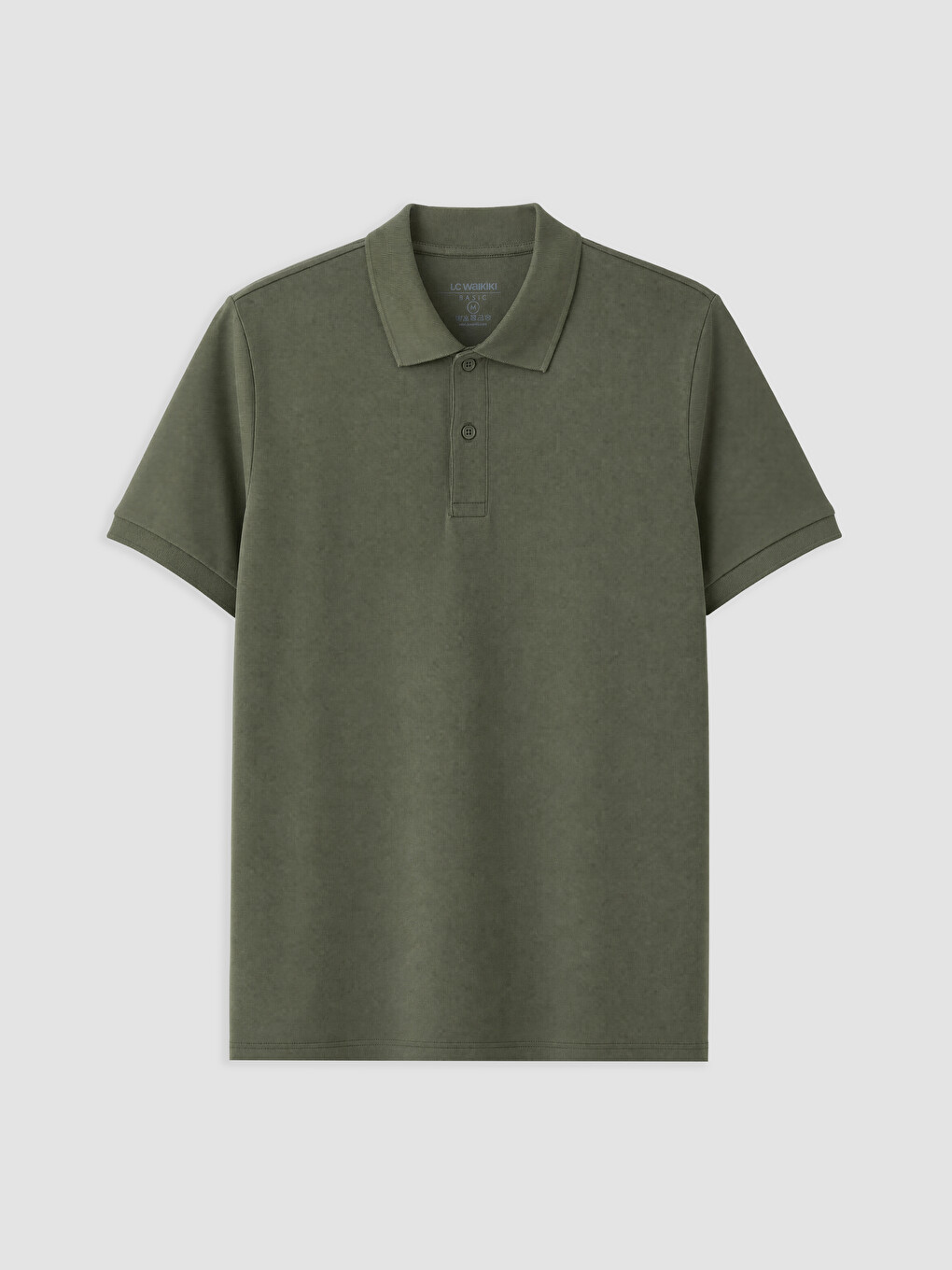 Polo Collar Pique Men's T-shirt-4