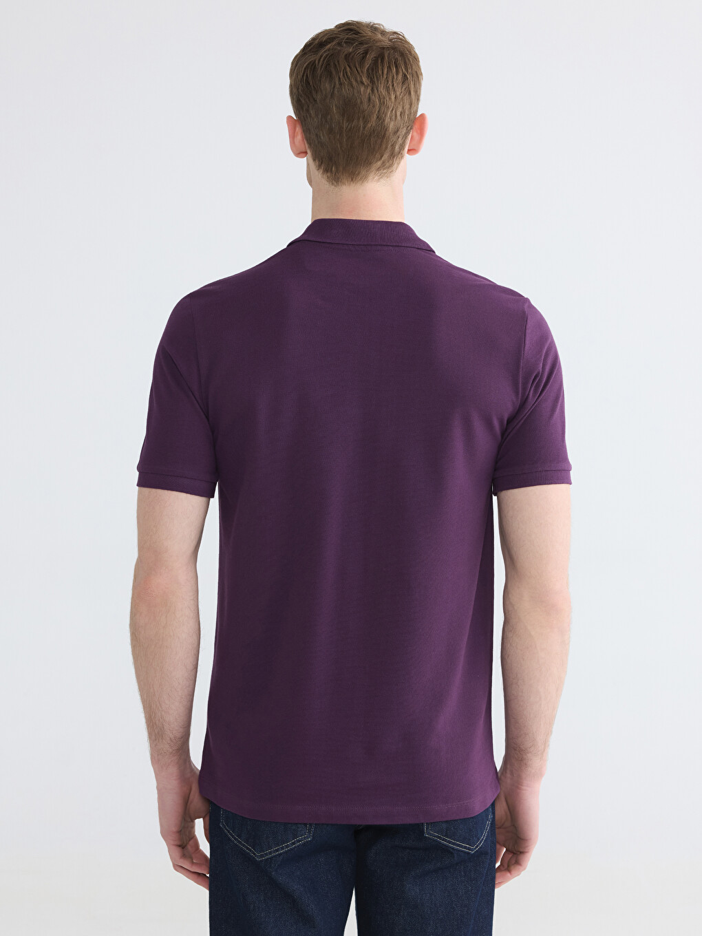 T-shirt Polo Pique Për Burra-3