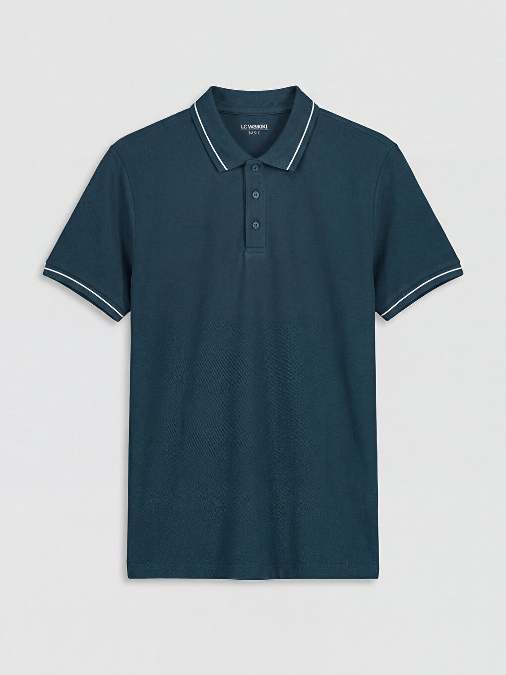 Polo Collar Pique Men's T-Shirt-4