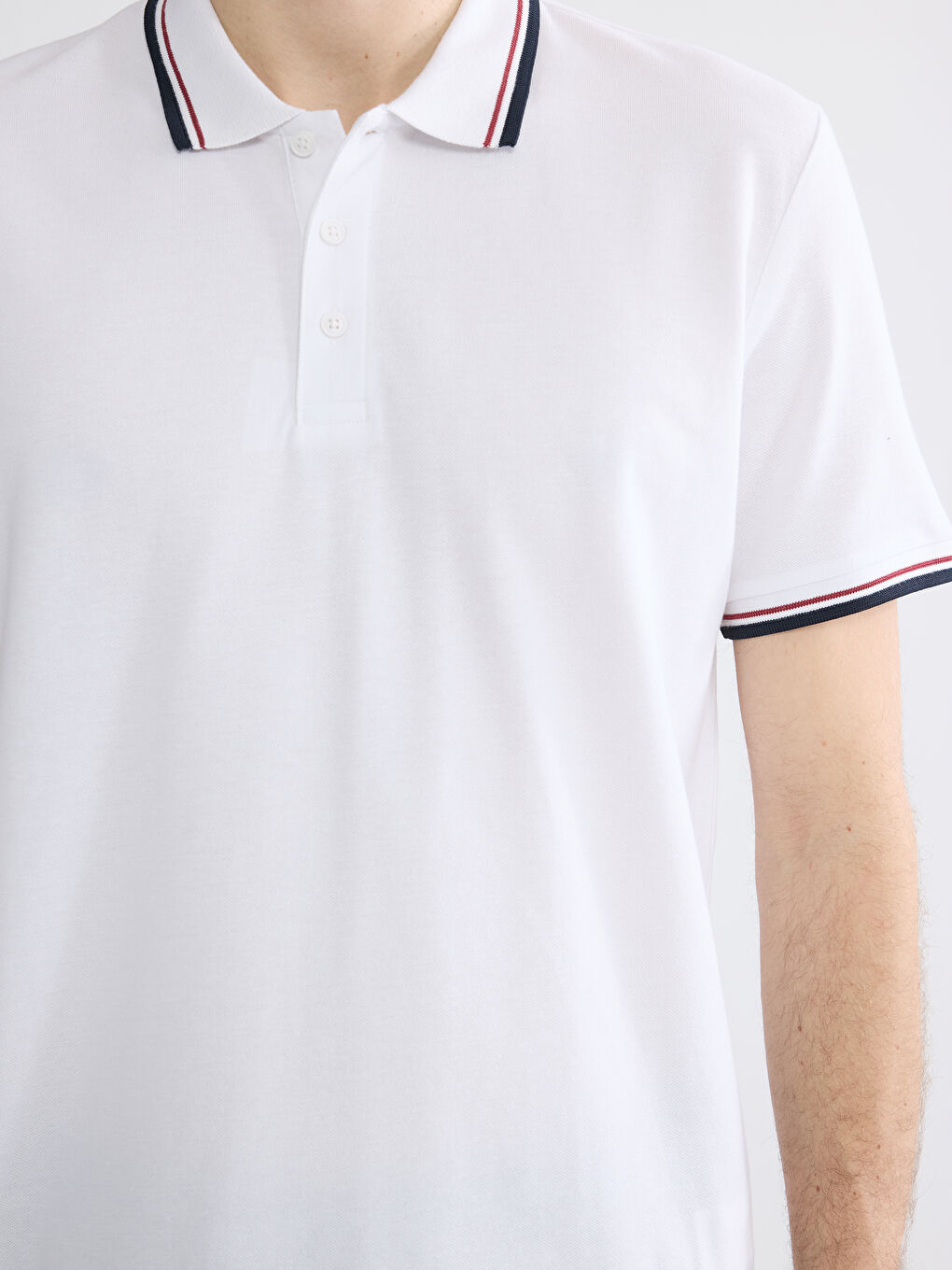 Мужчины Белый Футболка-4