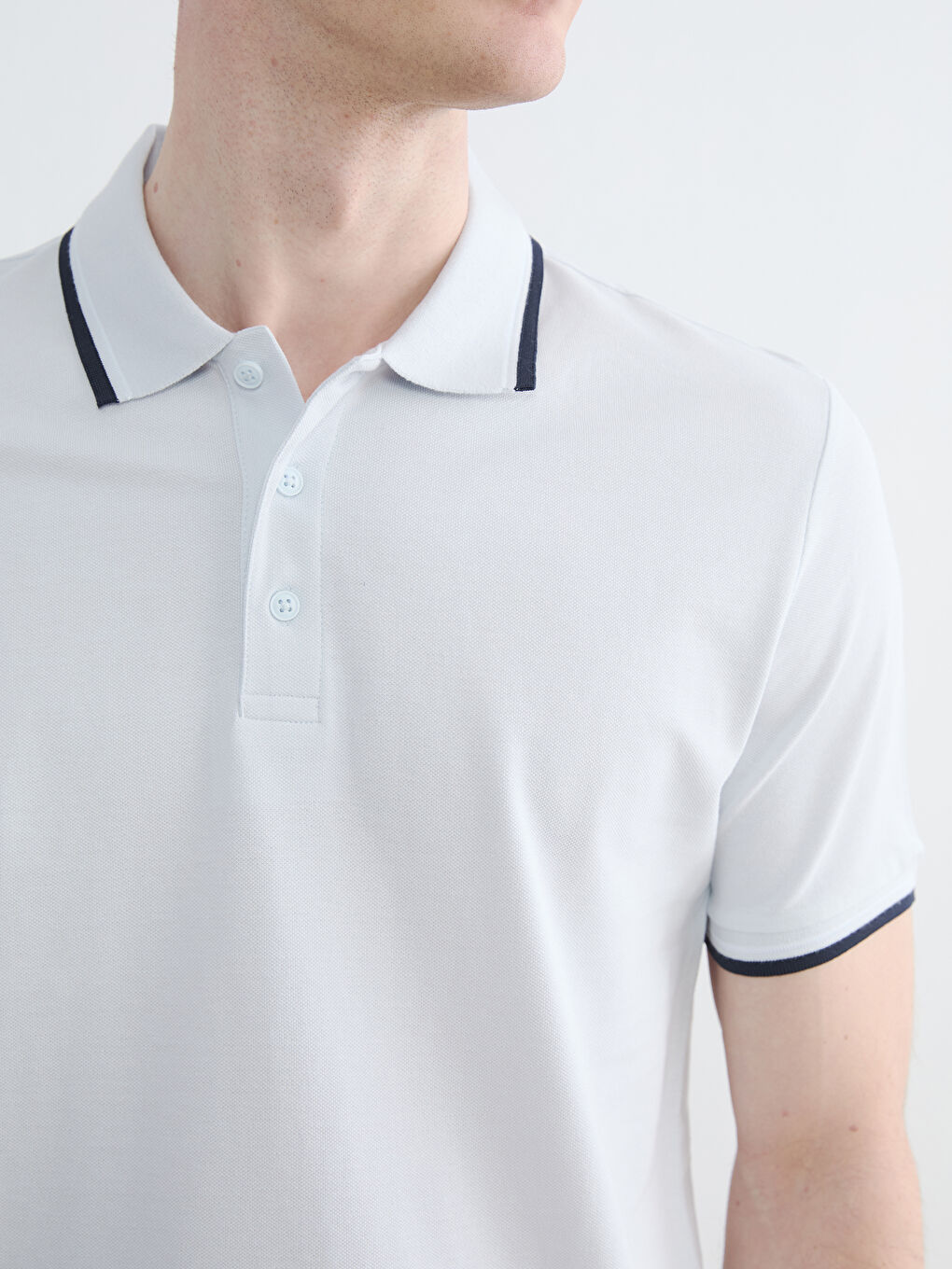 Polo Yaka Pike Erkek Tişört-2