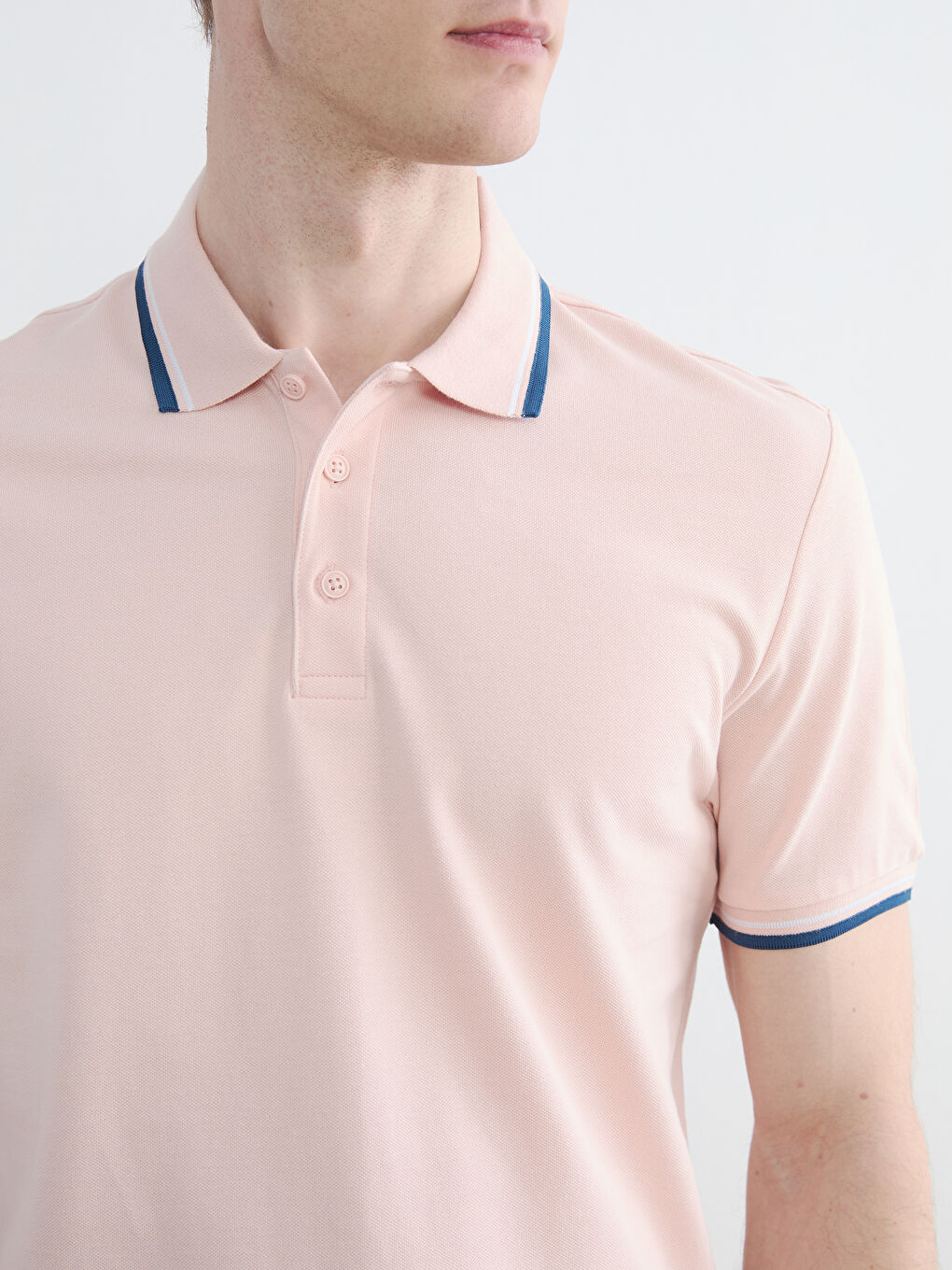 Polo Yaka Pike Erkek Tişört-2