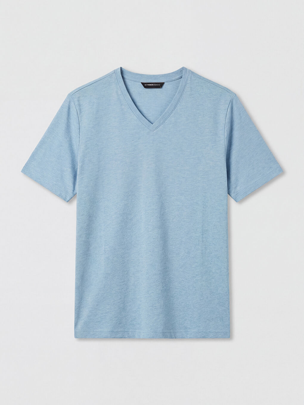 V Neck Jersey Men's T-Shirt-4
