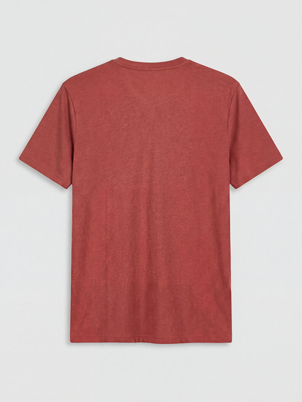 Мъжка тениска от джърси с V-образно деколте-5