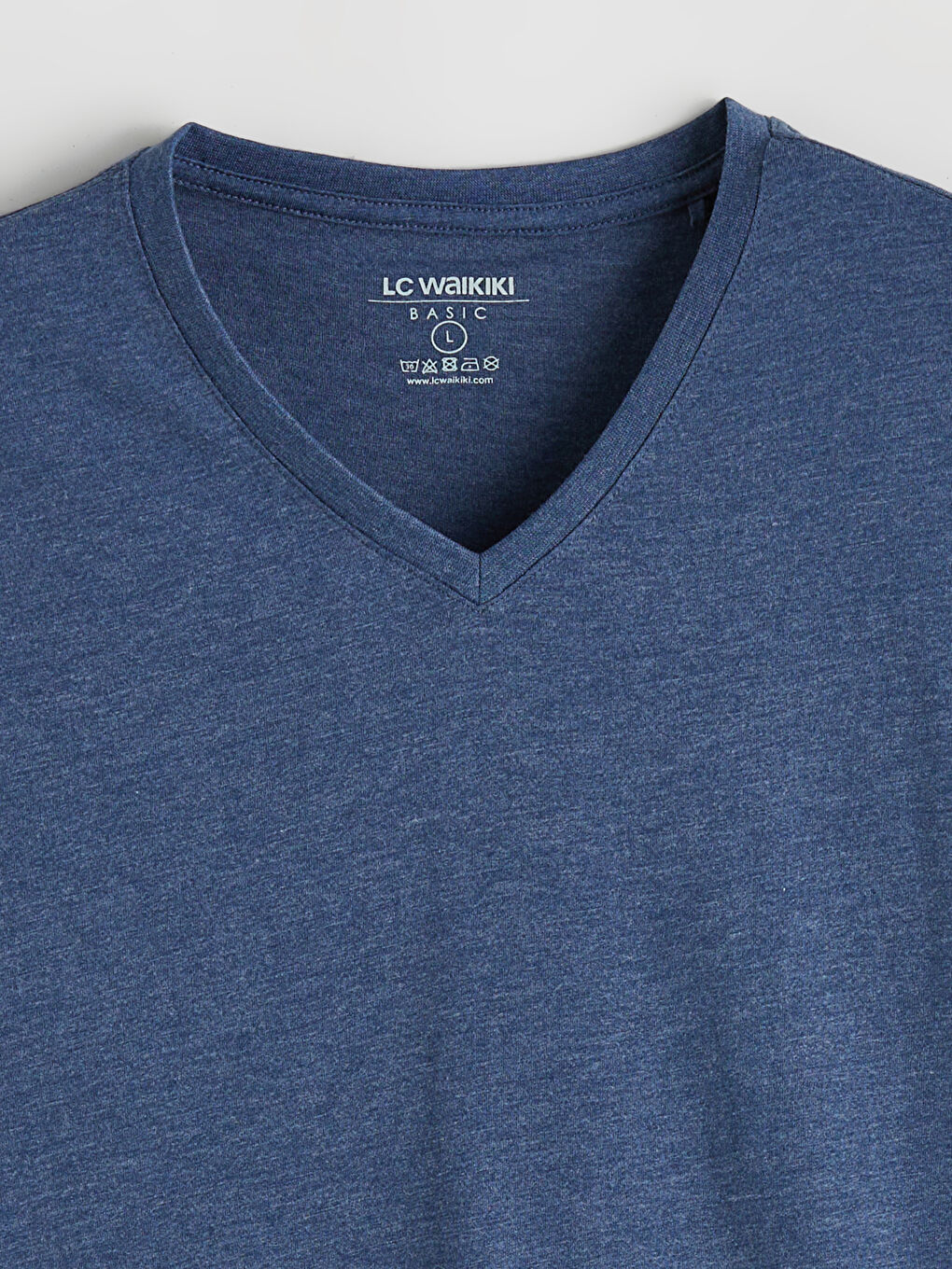 Футболка Мужская с V-образным вырезом и коротким рукавом из джерси-5