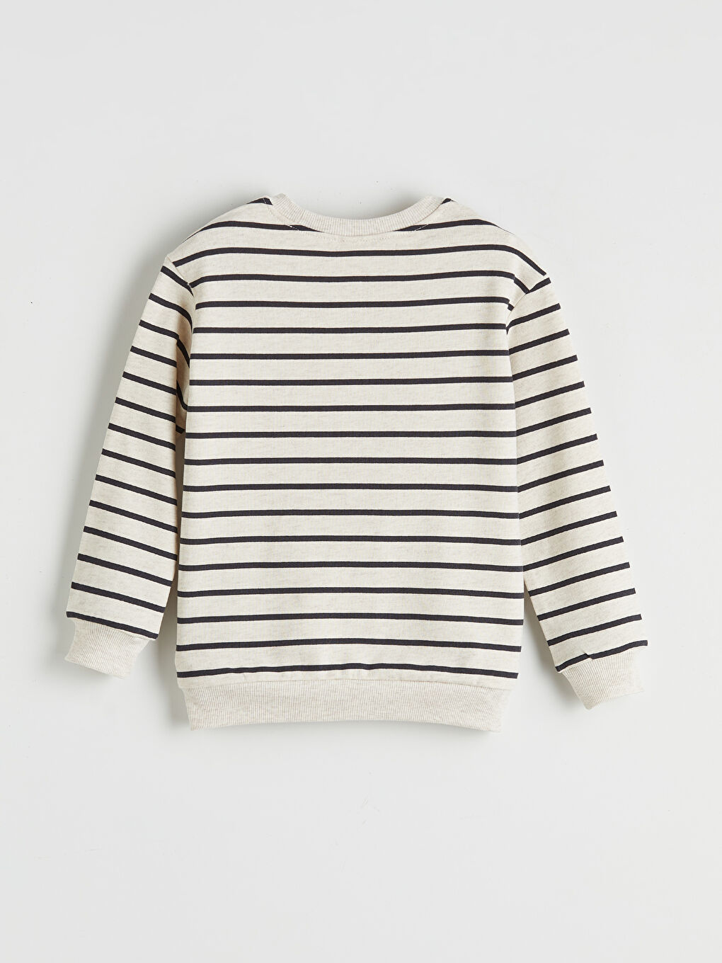 Karışık Çizgili Uzun Kollu Erkek Çocuk Sweatshirt-1