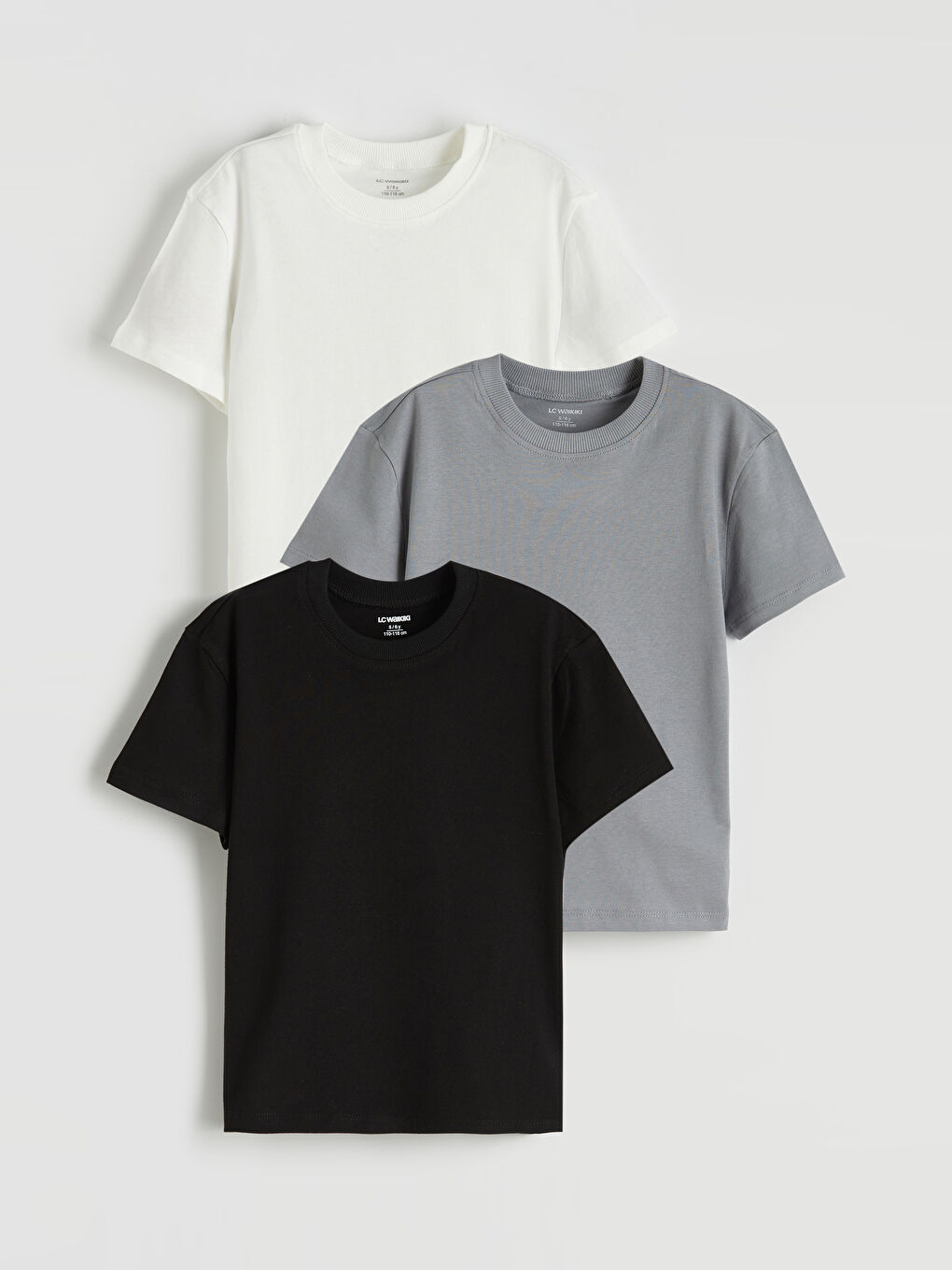 Boys' Crew Neck T-Shirt Set of 3