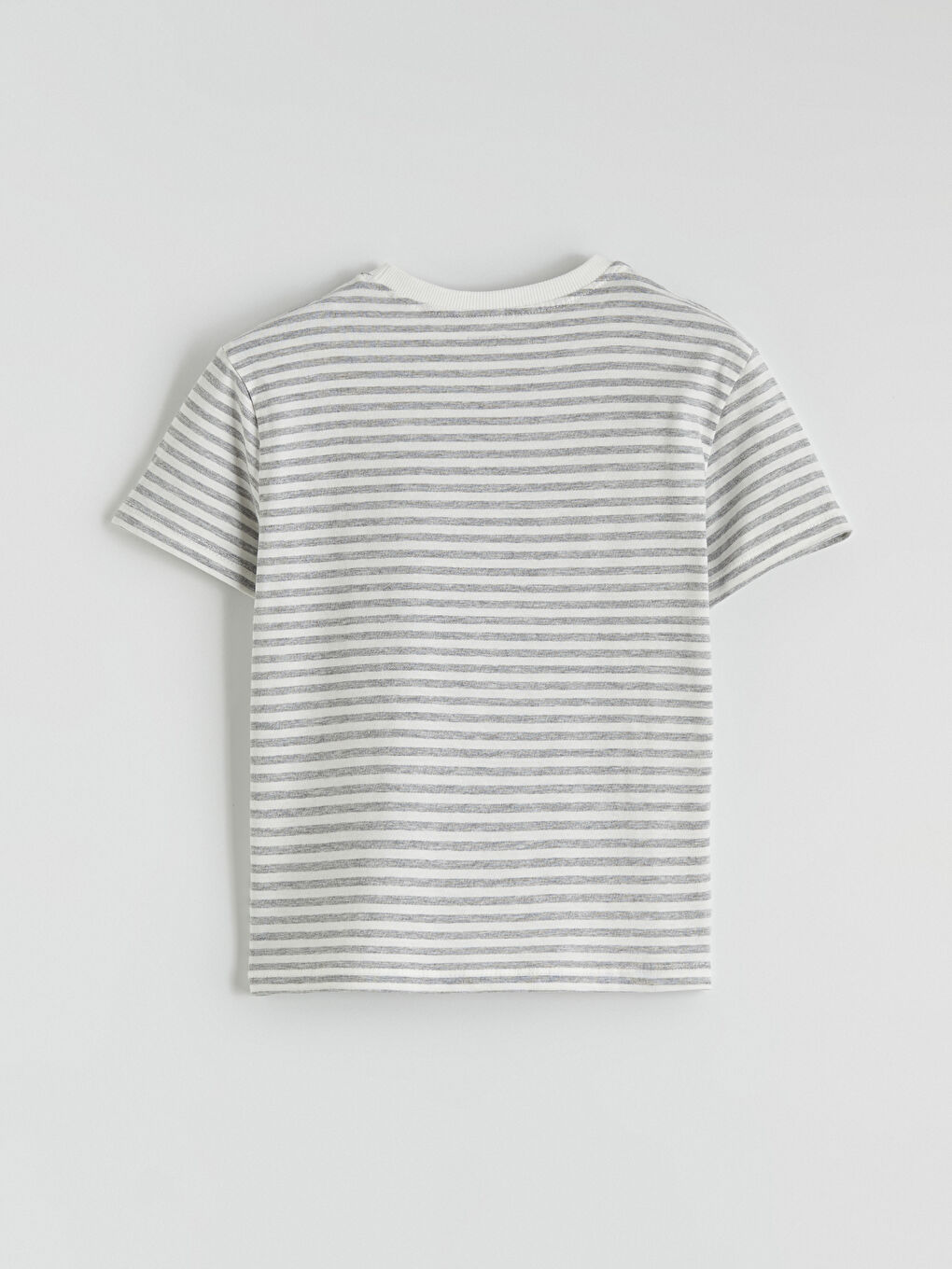 Karışık Bisiklet Yaka Çizgili Erkek Çocuk Tişört 2'li-3
