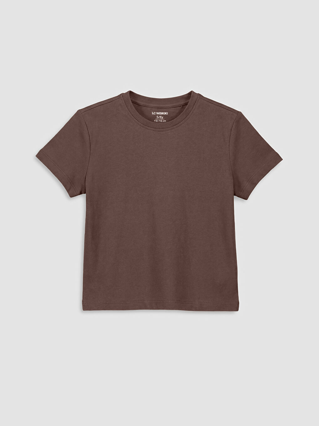 Bej Bisiklet Yaka Erkek Çocuk Tişört 2'li-1