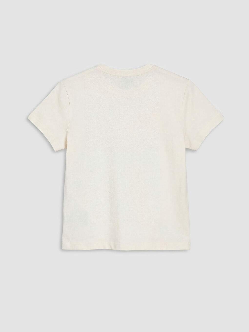 Bej Bisiklet Yaka Erkek Çocuk Tişört 2'li-4