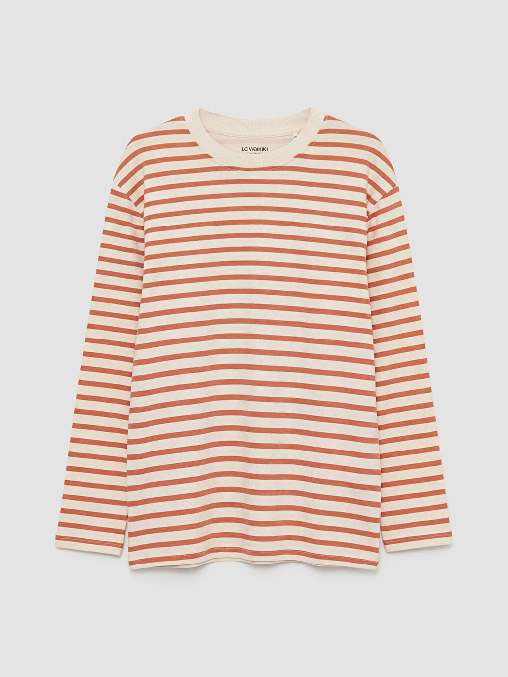 Kahverengi Bisiklet Yaka Erkek Çocuk Tişört