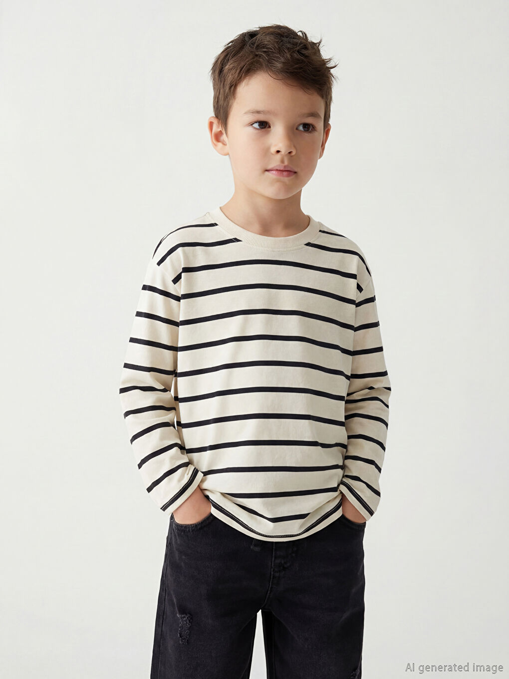 T-Shirt für Jungen mit Rundhalsausschnitt, 2er-Pack-2