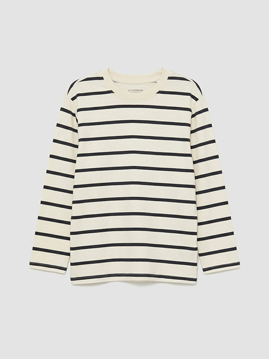 Antrasit Bisiklet Yaka Erkek Çocuk Tişört 2'li-3