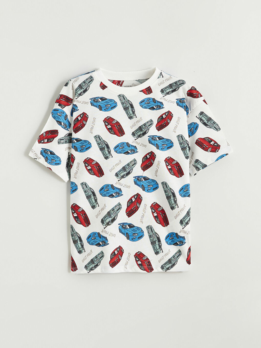 Antrasit Bisiklet Yaka Erkek Çocuk Tişört 3'lü-6