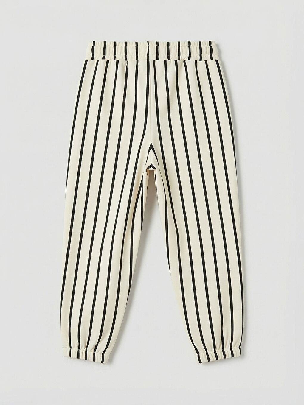 Ekru Çizgili Erkek Çocuk Jogger Eşofman Alt-2