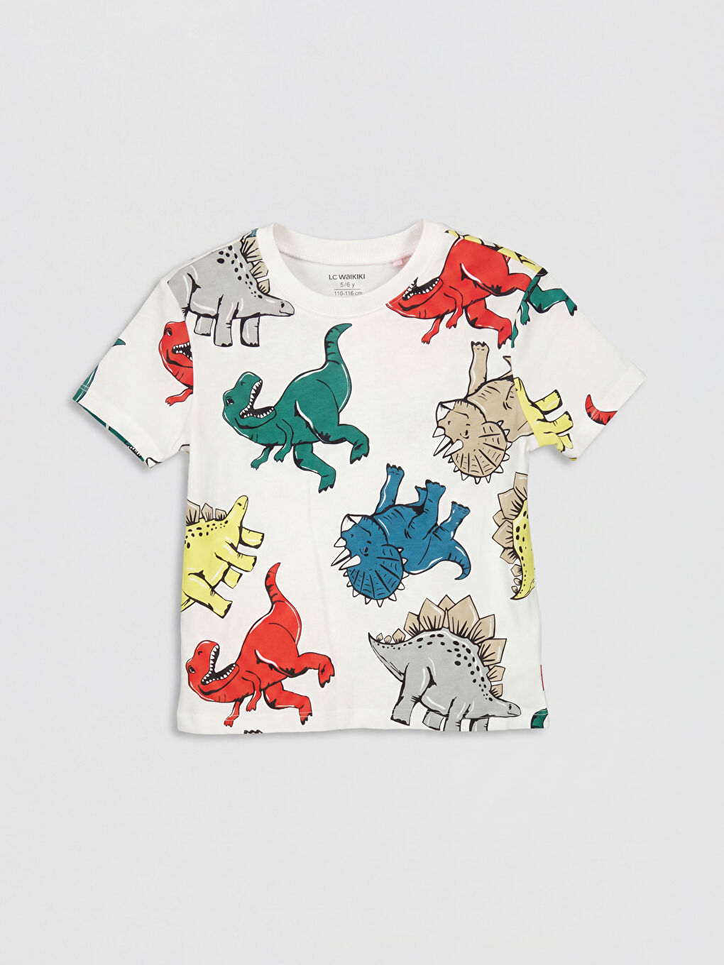 Crew Neck Printed Boys' 3-pack T-Shirt-5