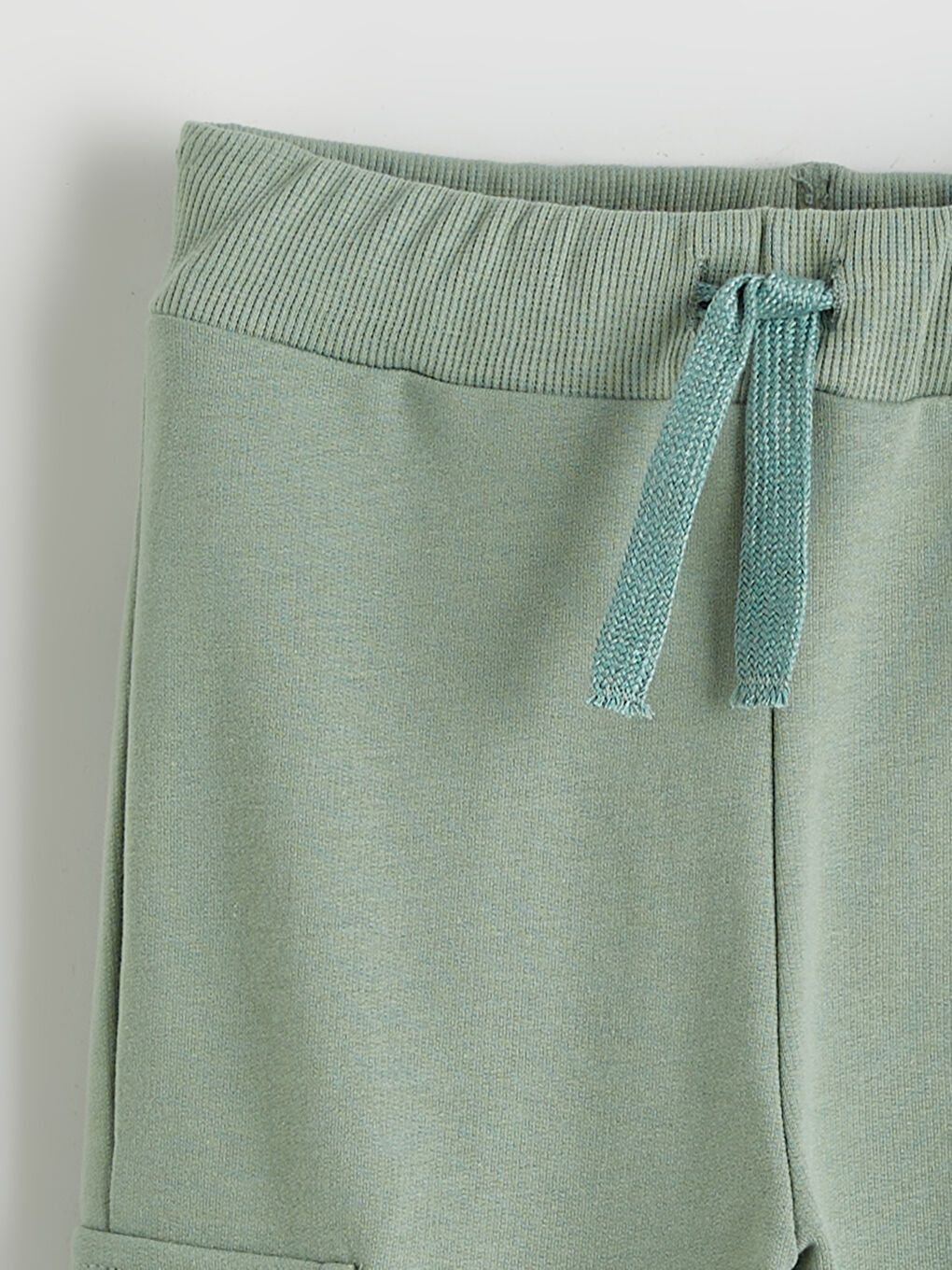 Yeşil Kargo Cepli Erkek Çocuk Jogger Eşofman Altı-1