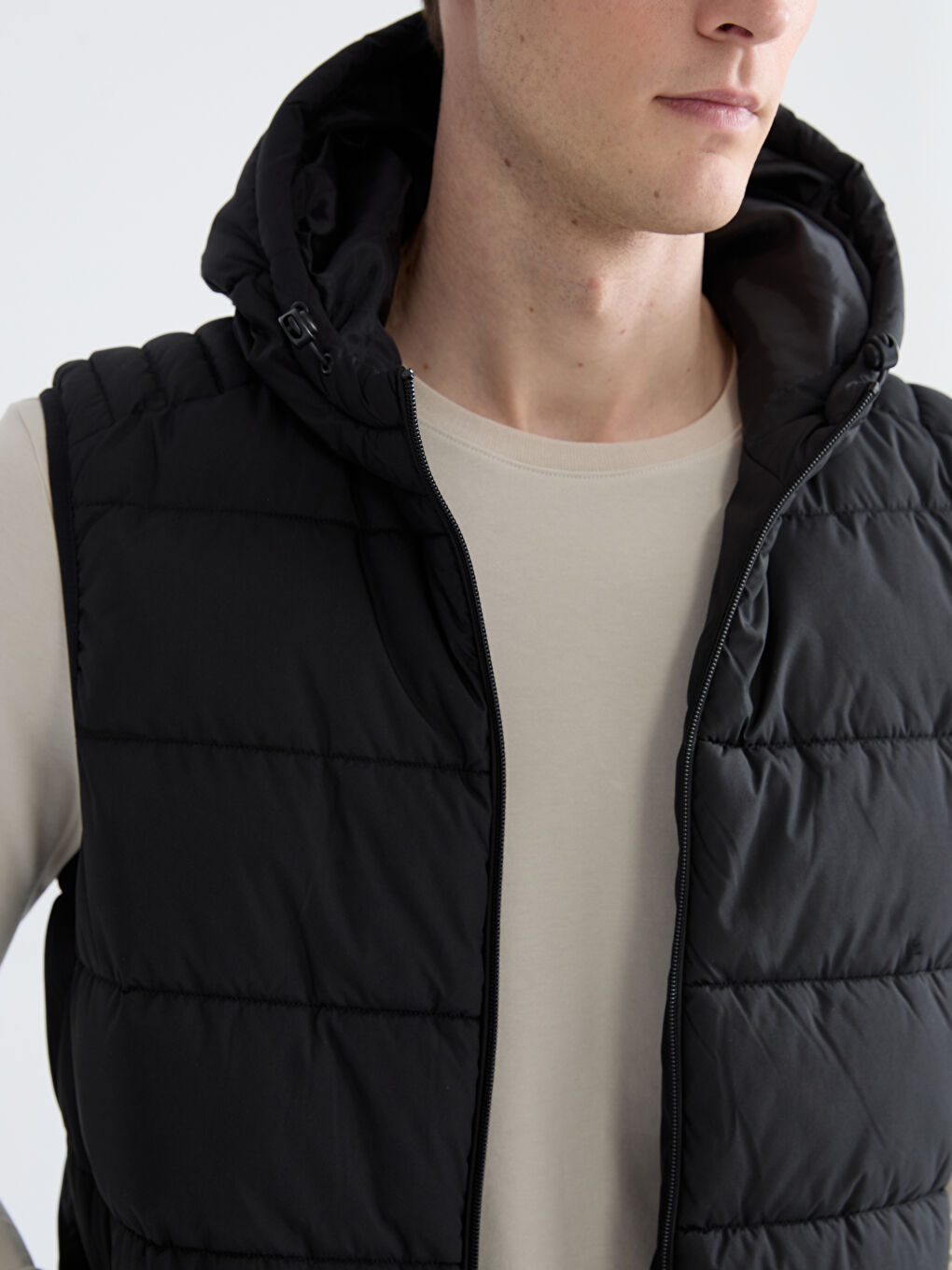 Мужчины Черный Жилет-2