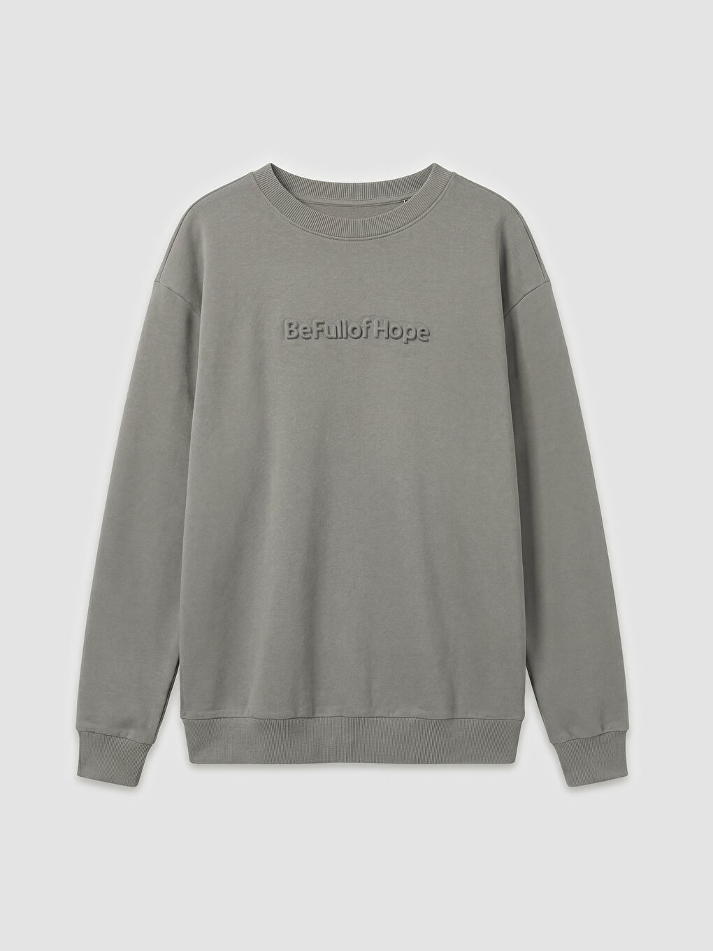 Bisiklet Yaka Baskılı Erkek Sweatshirt-0