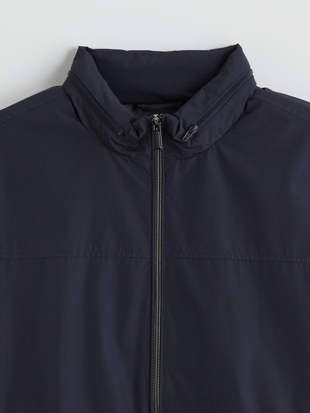 Standard Fit Funnel Neck Men's Coat-8