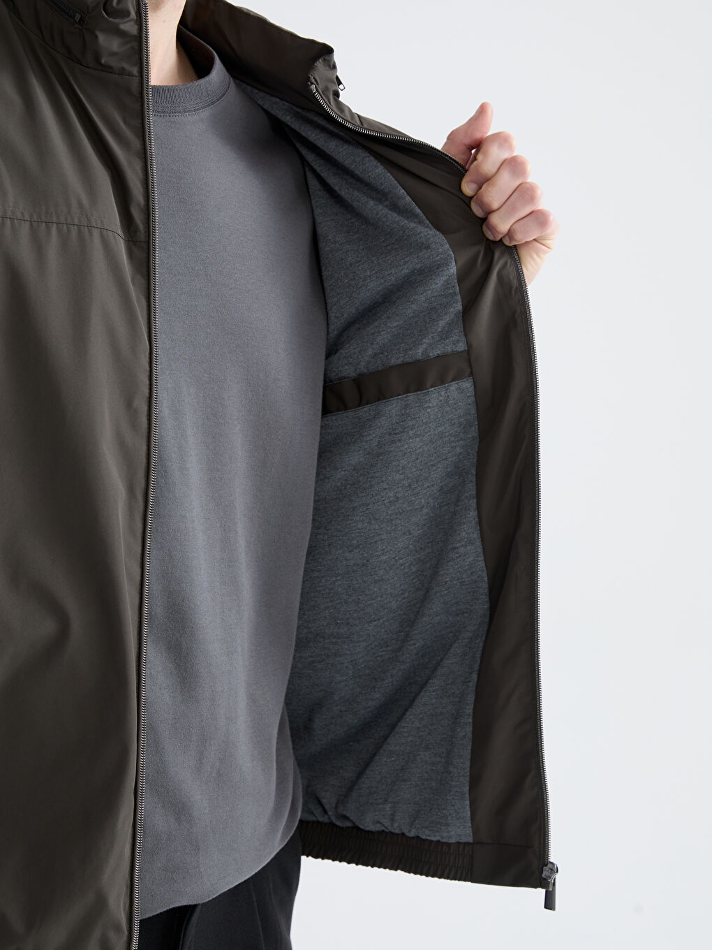 Muškarac TAMNO ZELENA Jakna-3