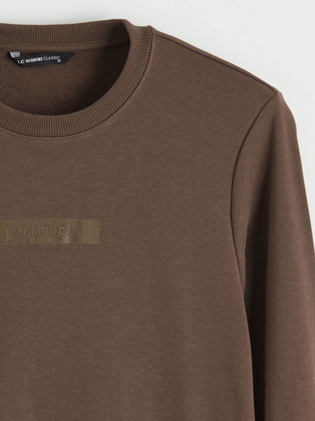 Crew Neck Printed Men's Sweatshirt-5