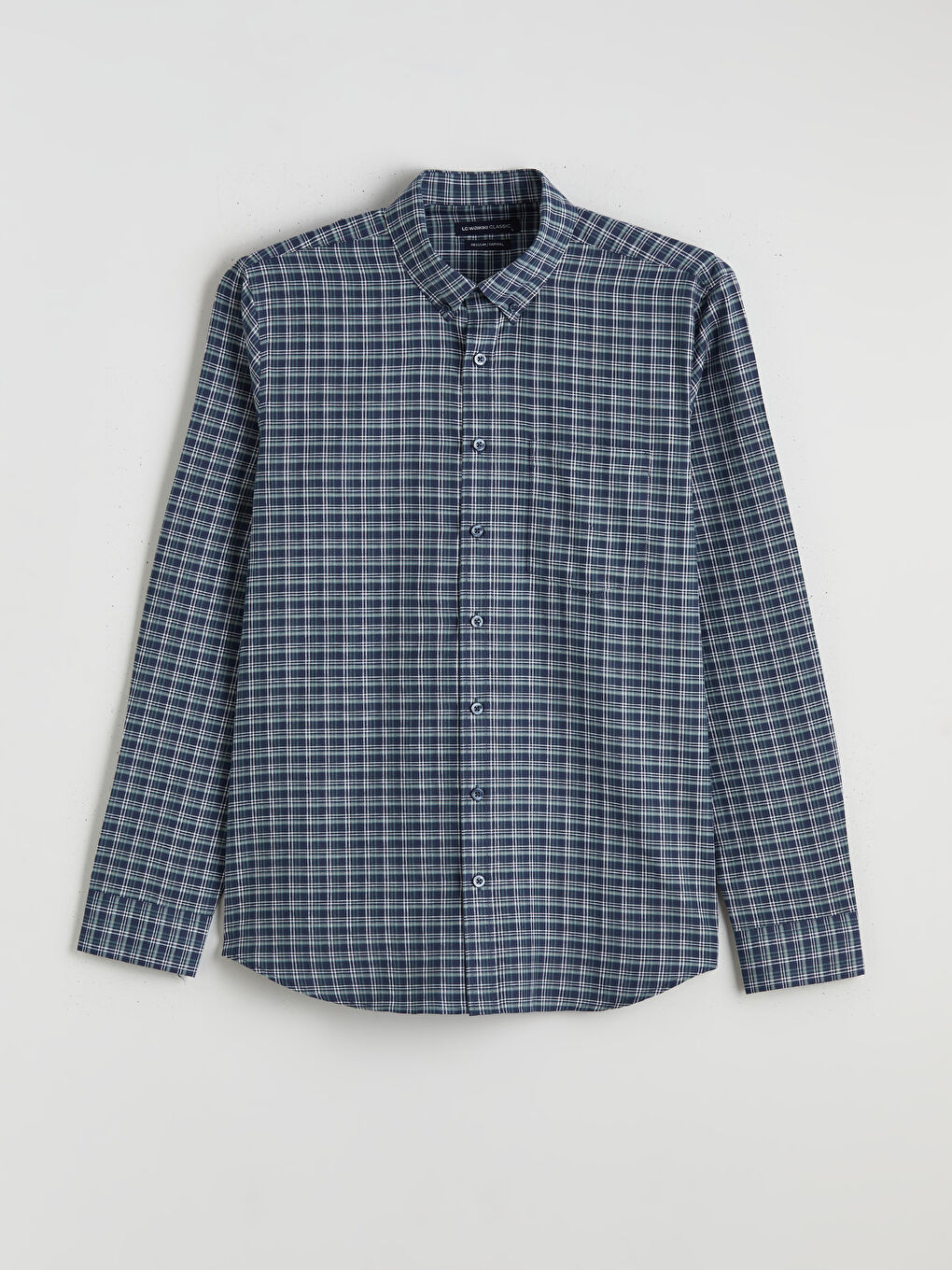 Мужчины Зелёный Рубашка-4